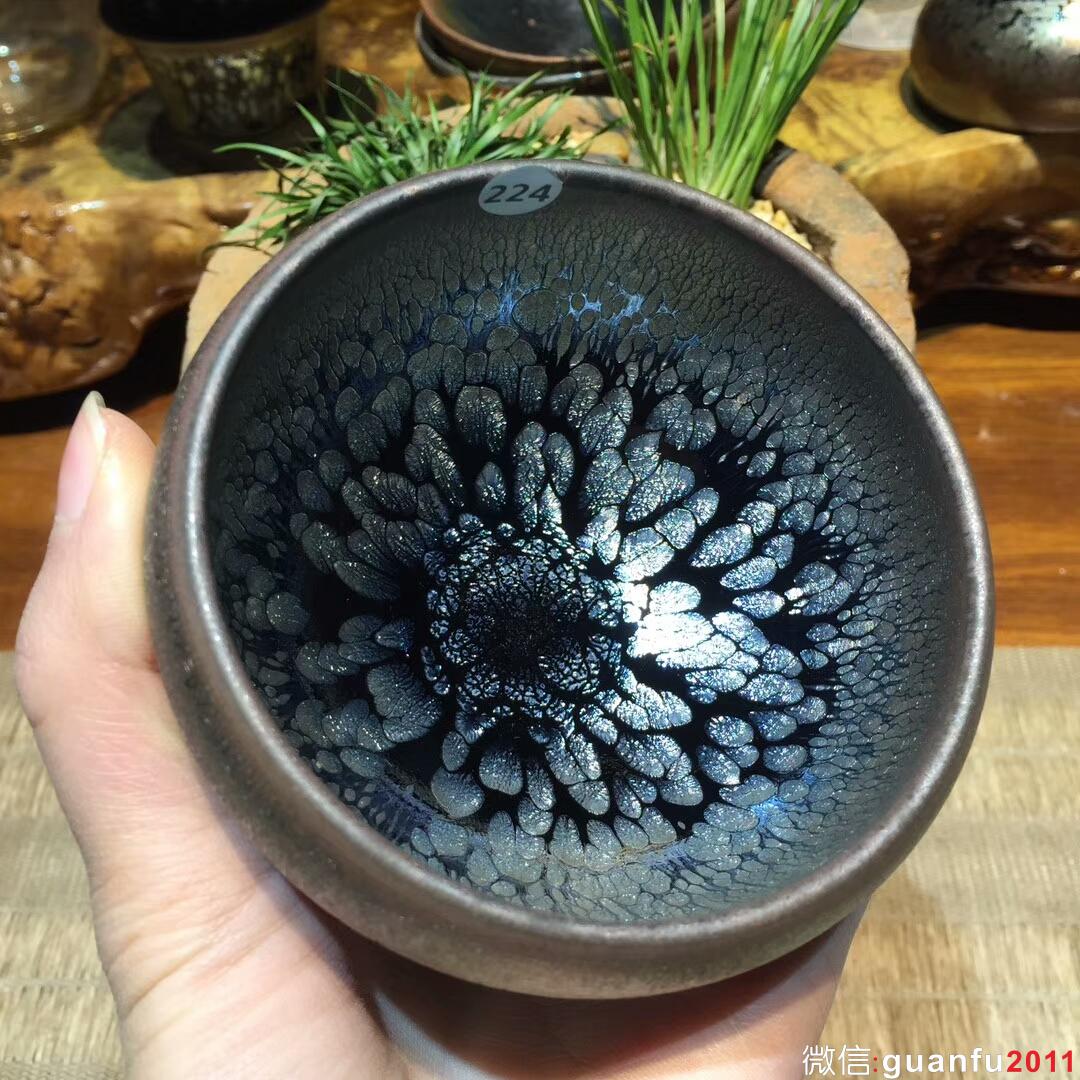 闕梅嬌老師 鷓鴣斑福林杯：口徑8.8*5.5