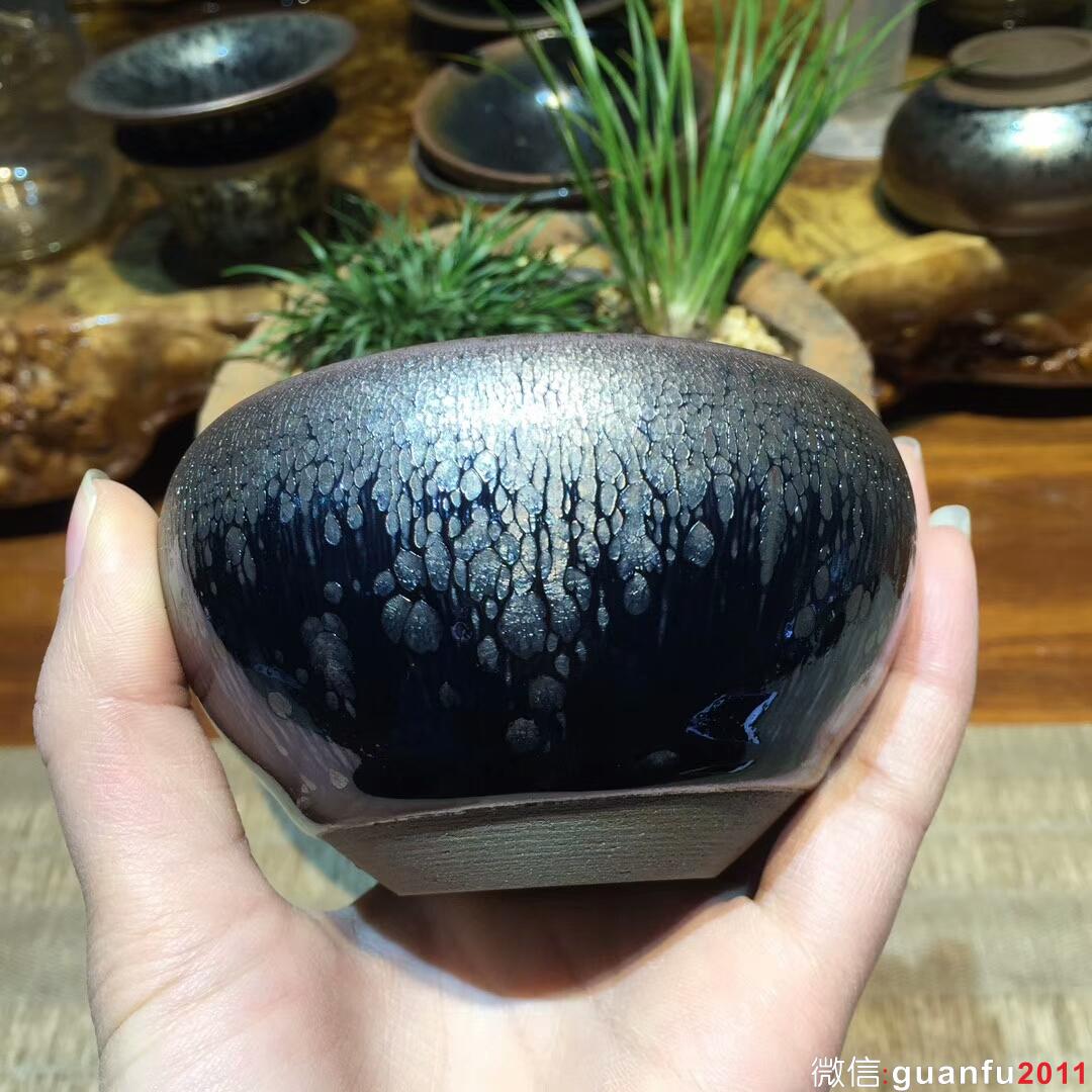 闕梅嬌老師 鷓鴣斑福林杯：口徑8.8*5.5