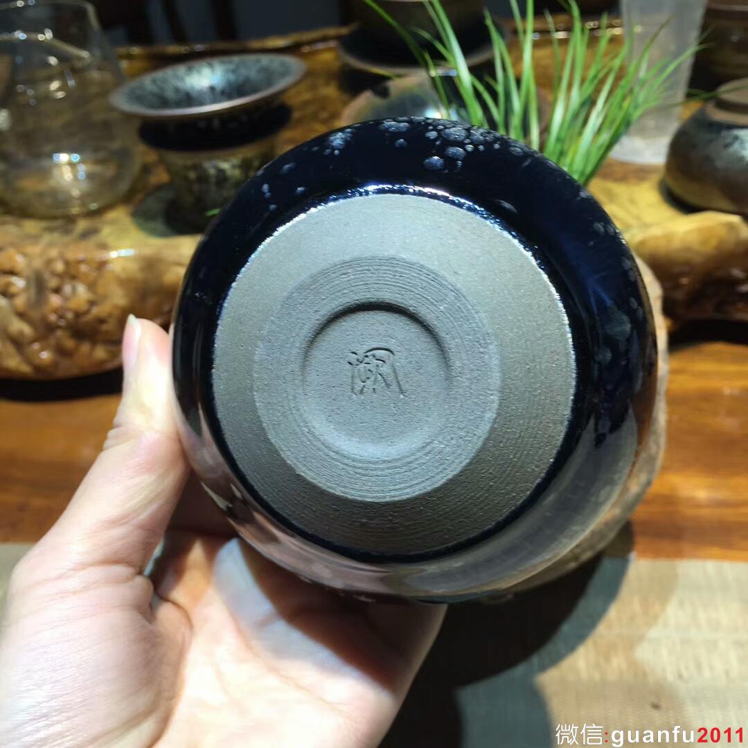 闕梅嬌老師 鷓鴣斑福林杯：口徑8.8*5.5