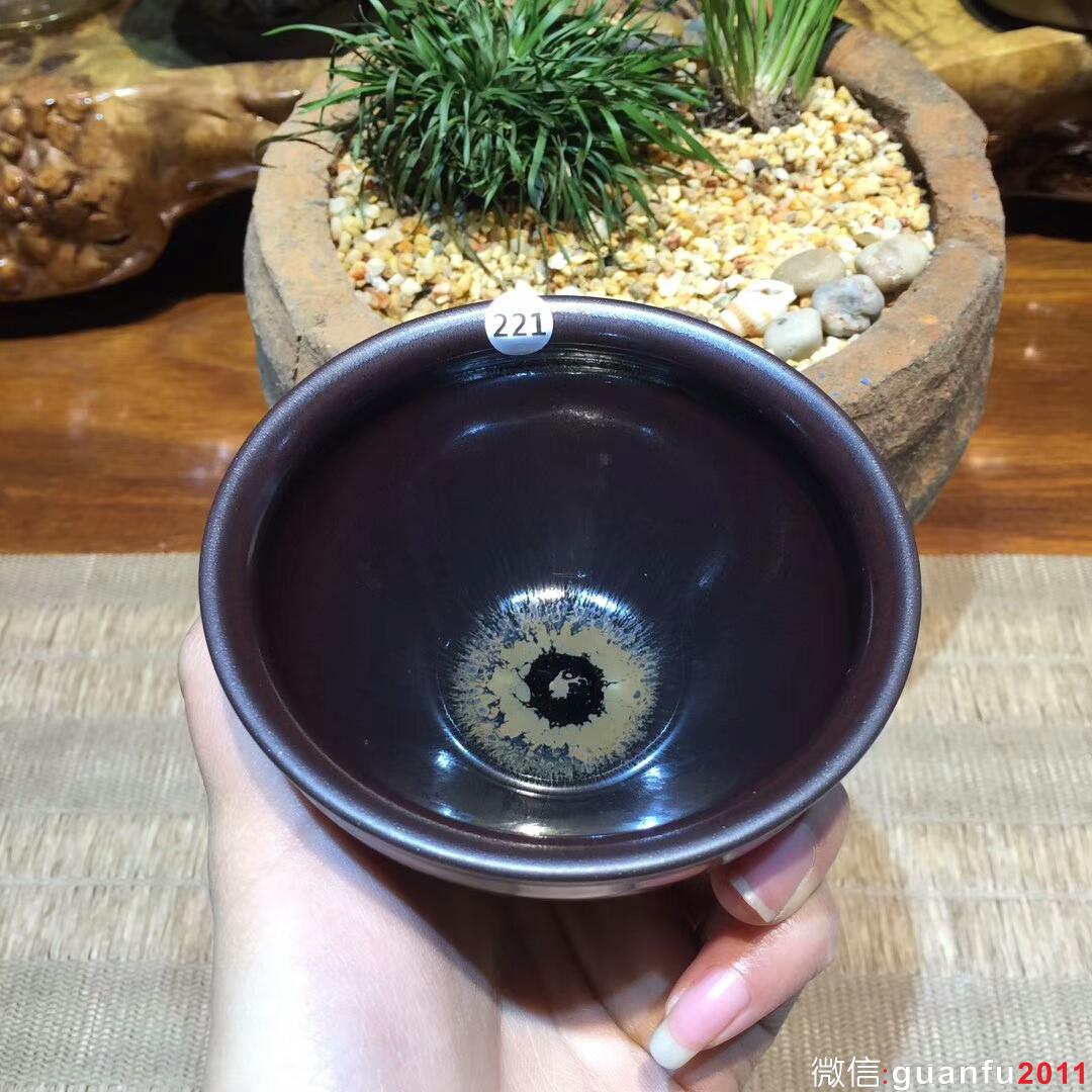 葉禮忠老師 紫氣東來 束口盞：口徑9*5