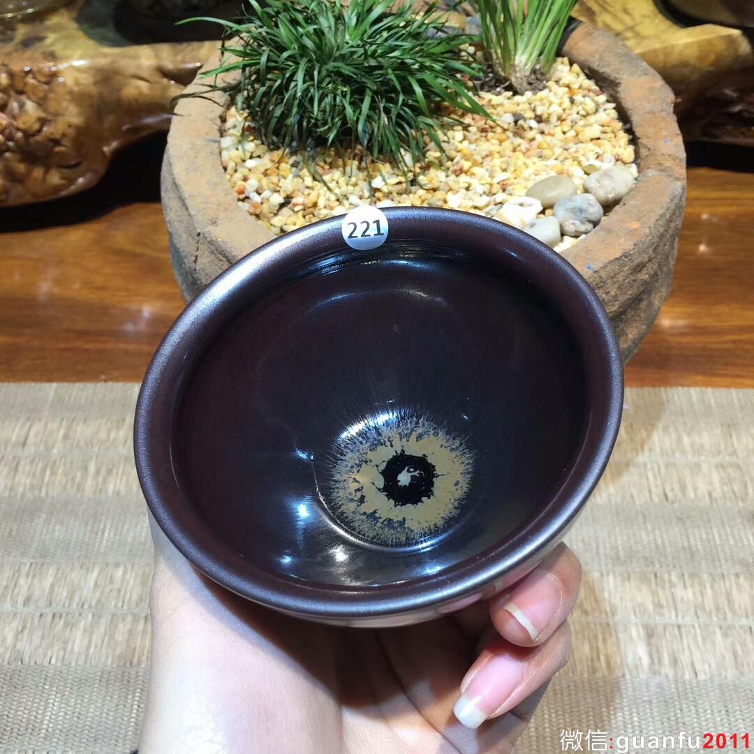 葉禮忠老師 紫氣東來 束口盞：口徑9*5