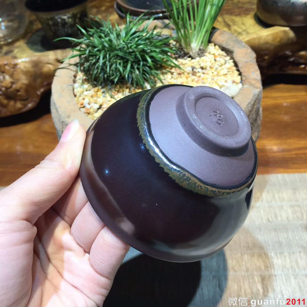 葉禮忠老師 紫氣東來 束口盞：口徑9*5