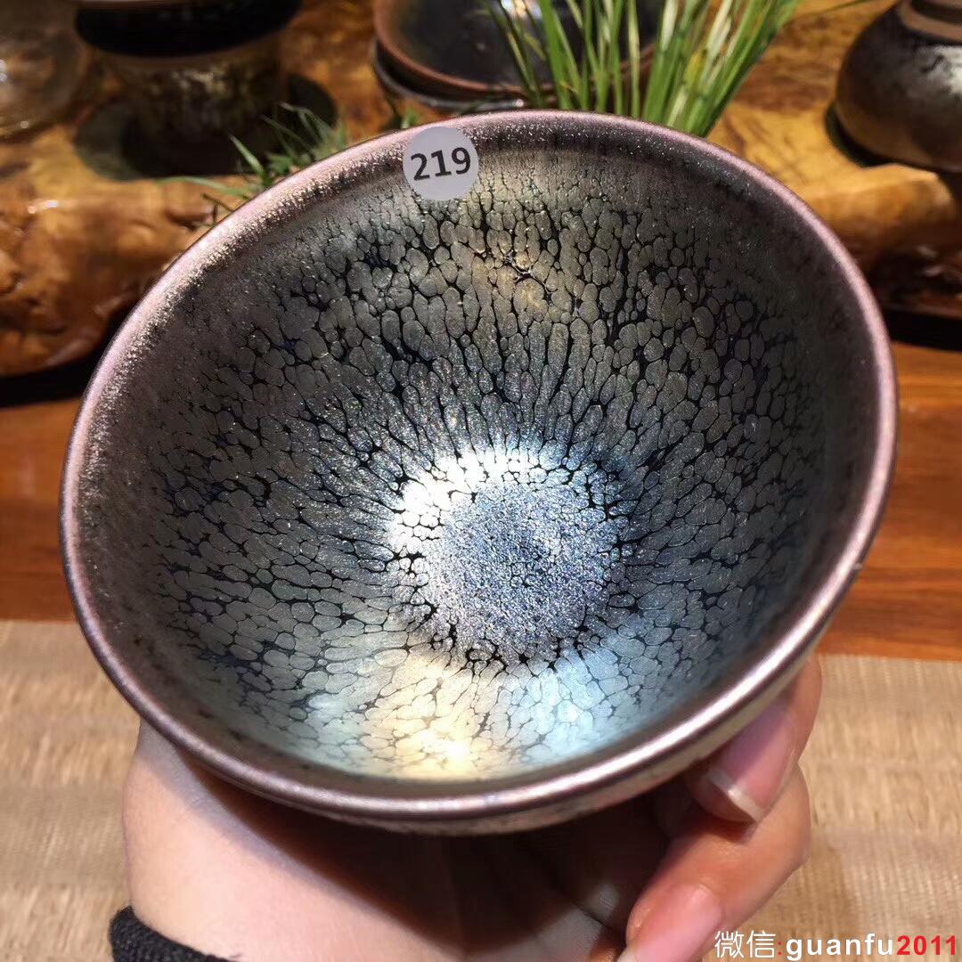 范奇明老師 全手工 油滴束口盞：口徑9*5