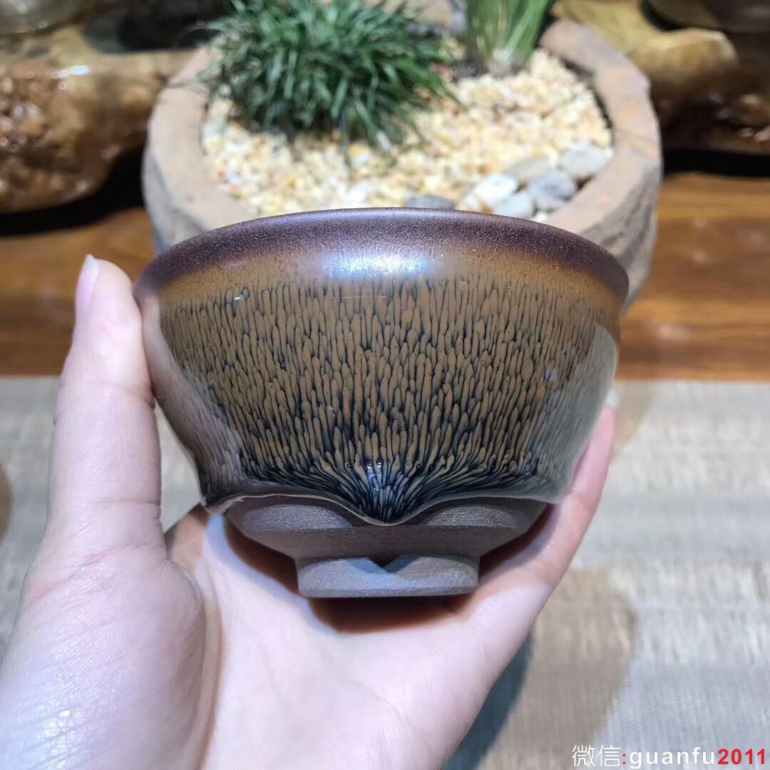 葉禮旺老師 金兔毫束口：口徑9*5.5 全手工