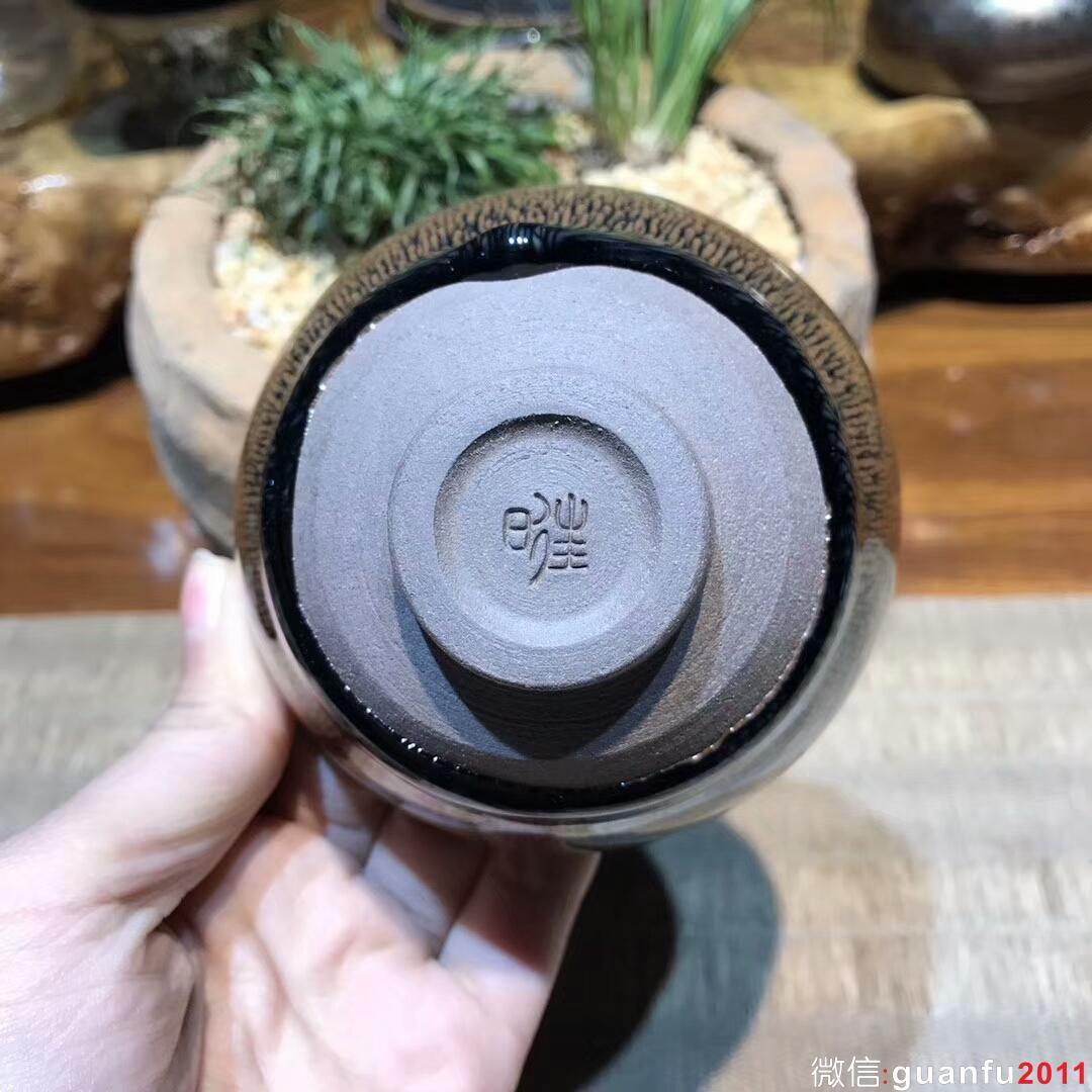 葉禮旺老師 金兔毫束口：口徑9*5.5 全手工