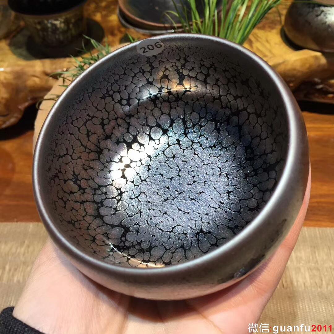 陳亮老師 全手工 油滴禪定杯：口徑8.3*5.5