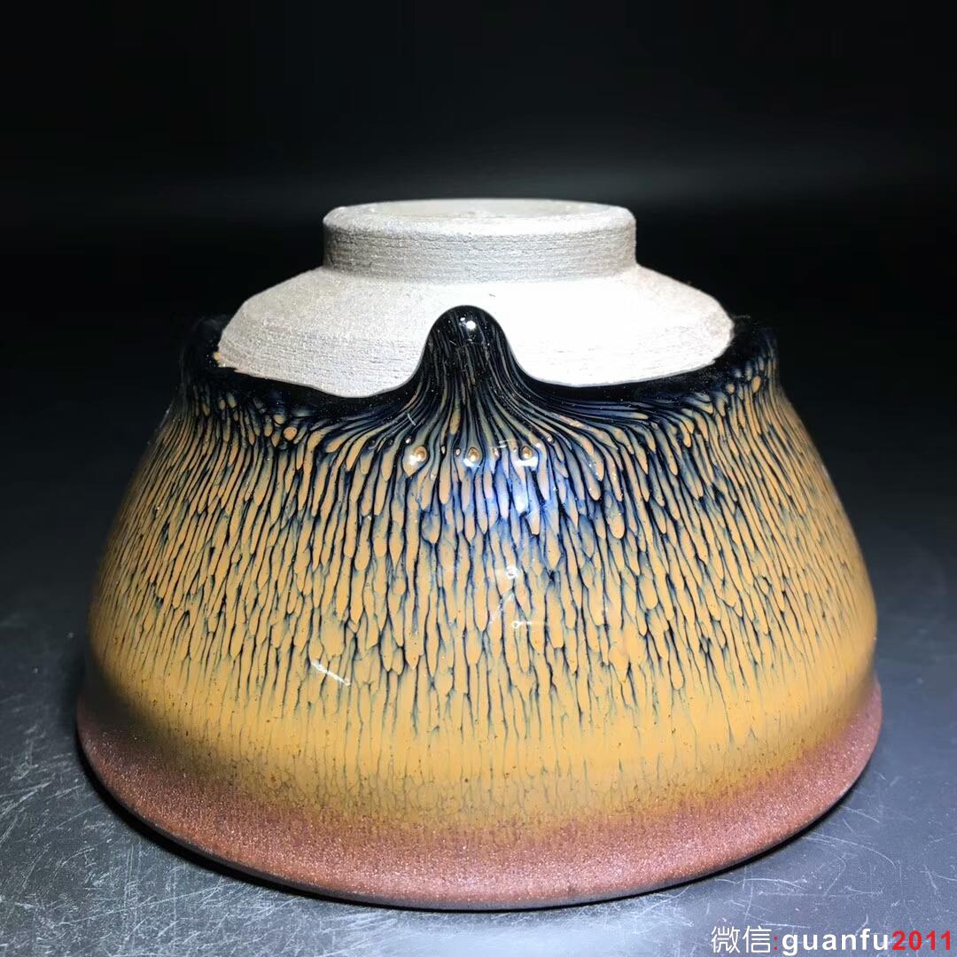 葉禮旺師傅作品 金兔毫：口徑10*6