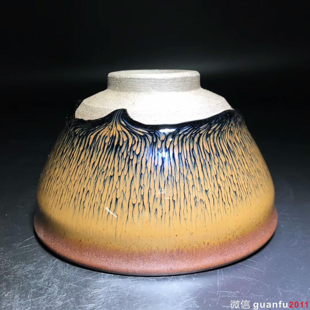 葉禮旺師傅作品 金兔毫：口徑10*6