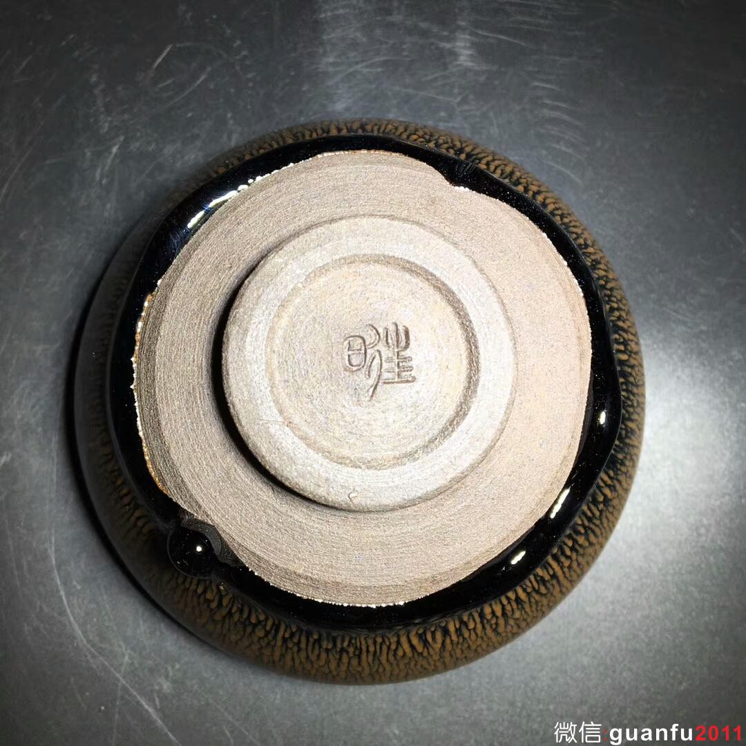 葉禮旺師傅作品 金兔毫：口徑10*6