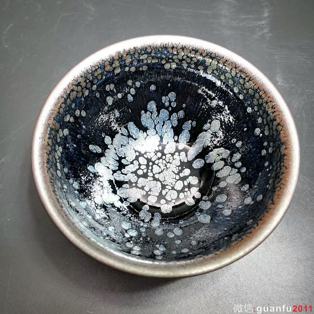 國家級大師-孫建興大師 國禮同款 油滴盞：口徑9.3*5