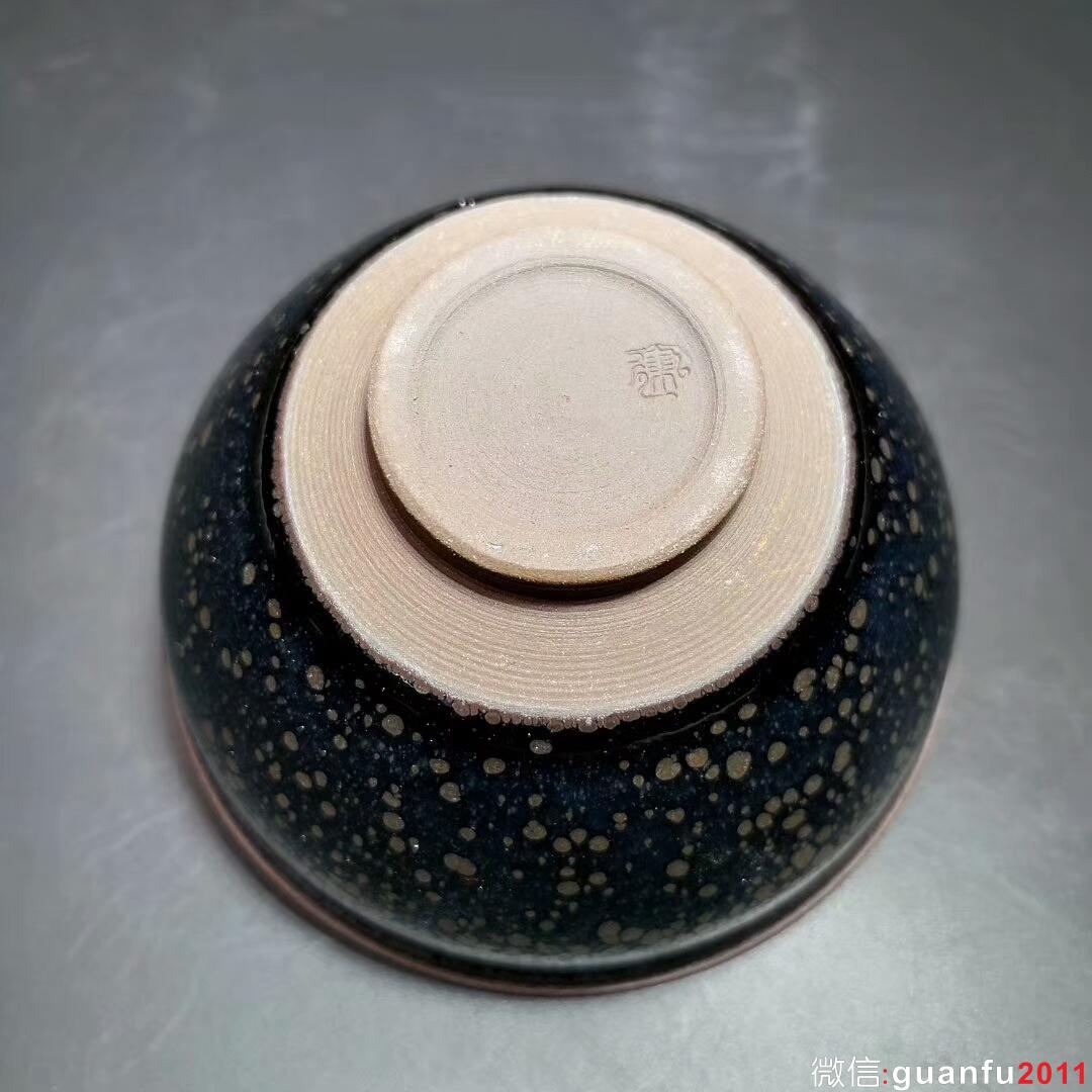 國家級大師-孫建興大師 國禮同款 油滴盞：口徑9.3*5