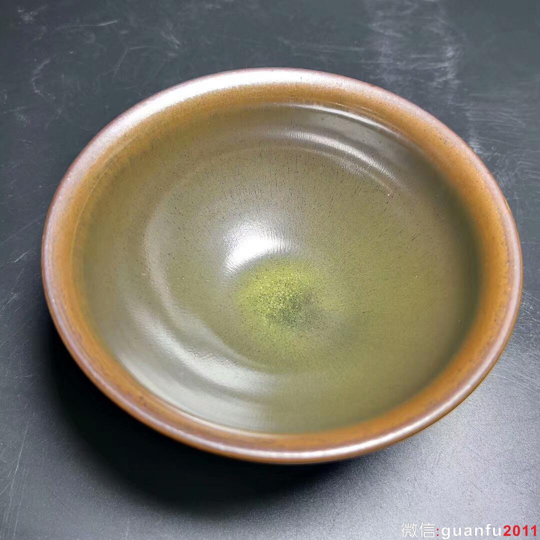 國(guó)家級(jí)大師-孫建興 龍窯柴燒茶沫釉：口徑9.6*5.3