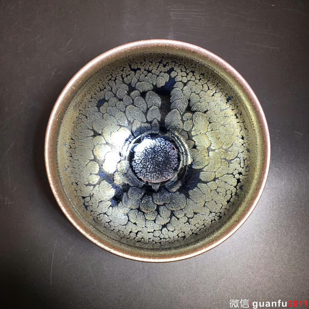 李盞柜師傅 孔雀開屏：口徑8.9*5.8