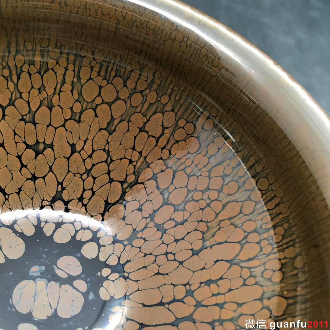 鄭勇師傅 玻化面黃油滴：口徑9.2*5