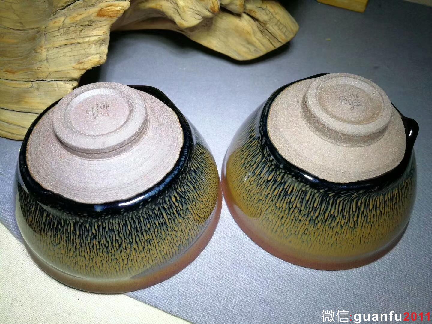 葉禮旺 兔毫盞：口徑10*6