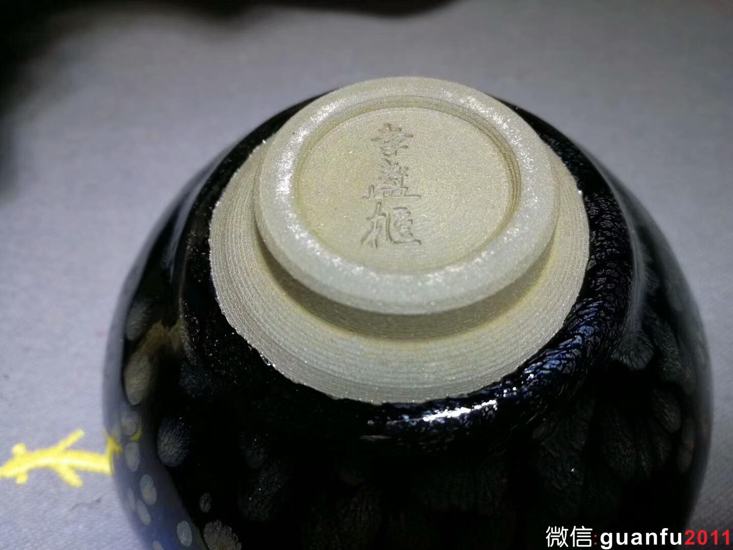 李盞柜師傅“牡丹花”斂口茶盞：口徑8.5*4.5