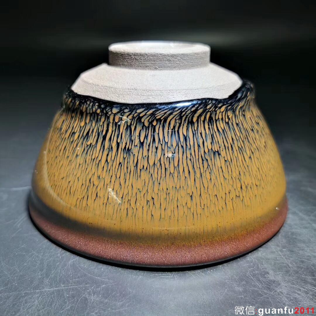 葉禮旺師傅 兔毫：口徑10.5*6