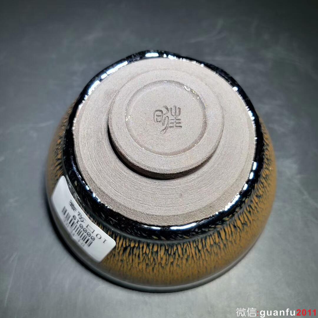 葉禮旺師傅 兔毫：口徑10.5*6