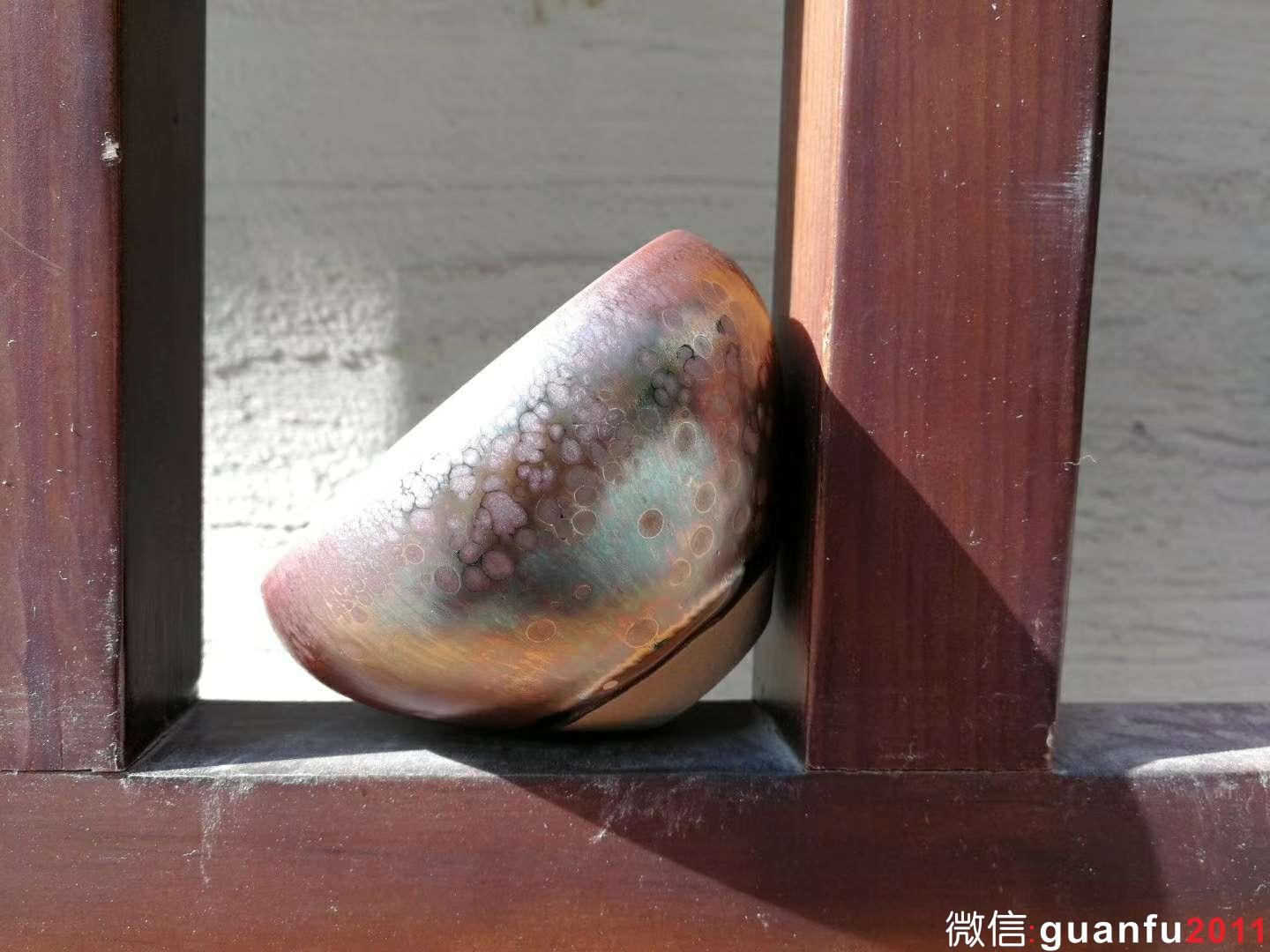 鄭勇“虹彩”：口徑8.5*5.7