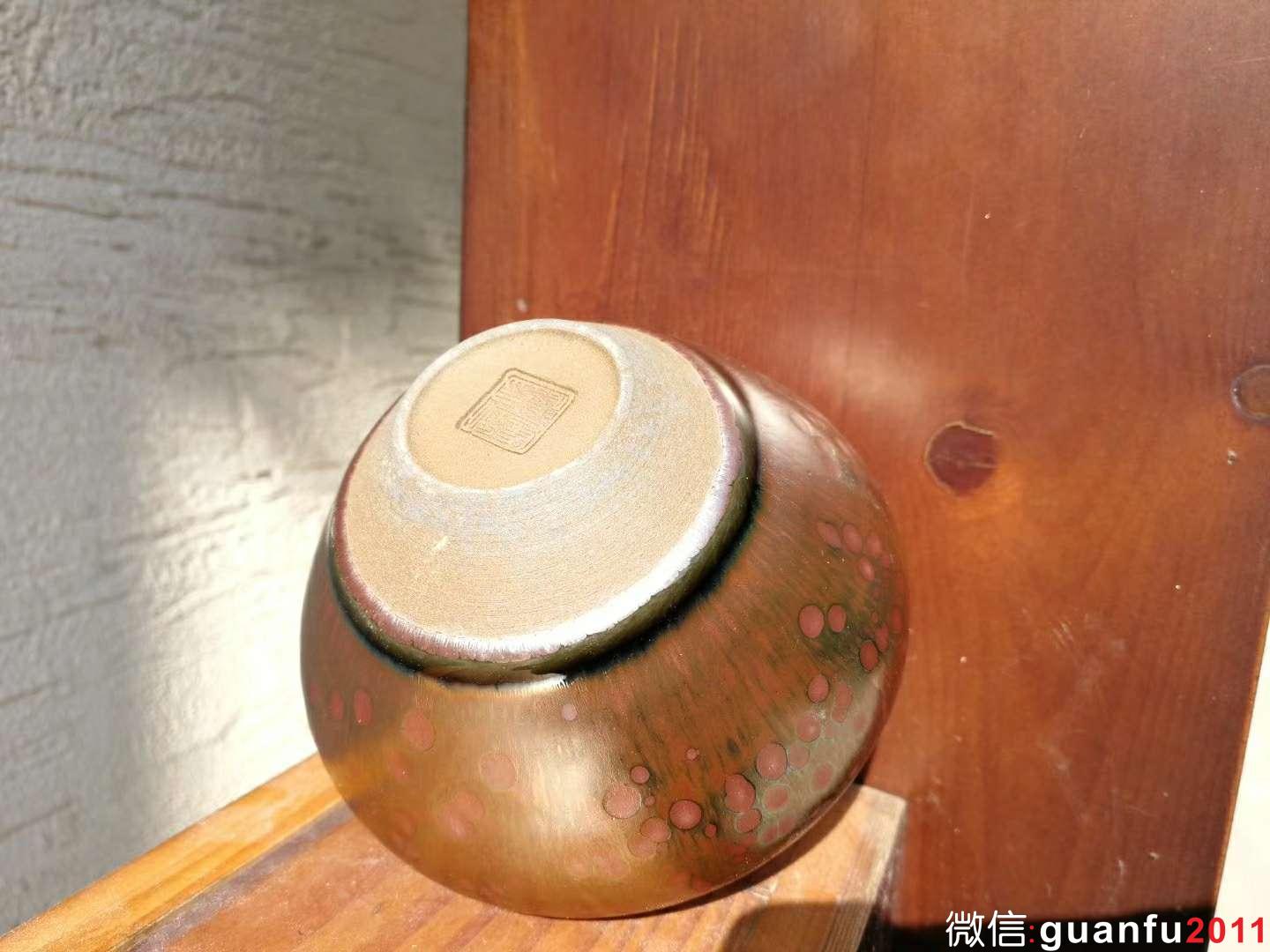 鄭勇“虹彩”：口徑8.5*5.7