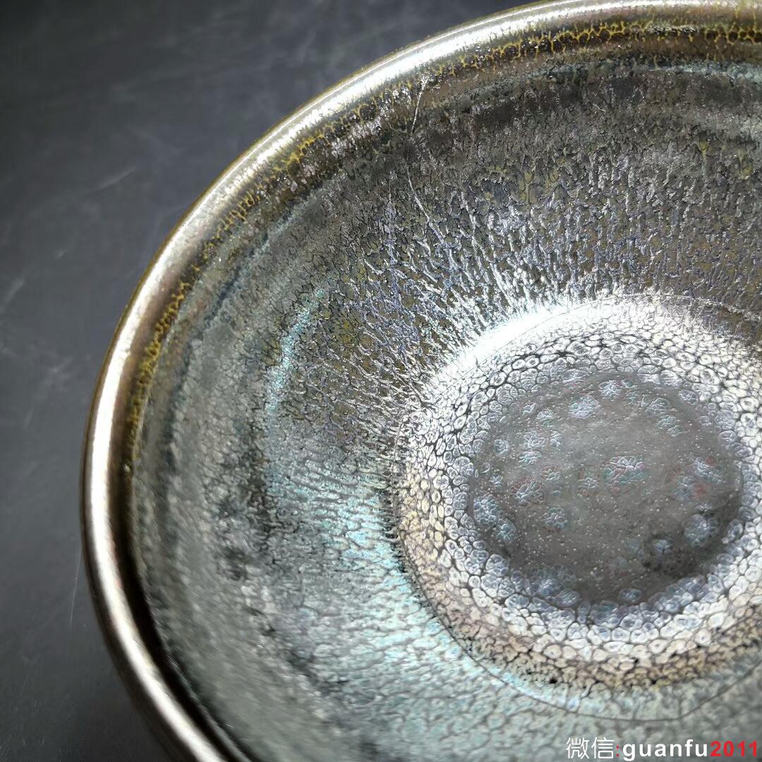 孫建興大師 虹彩鷓鴣斑：口徑8.8*4.8