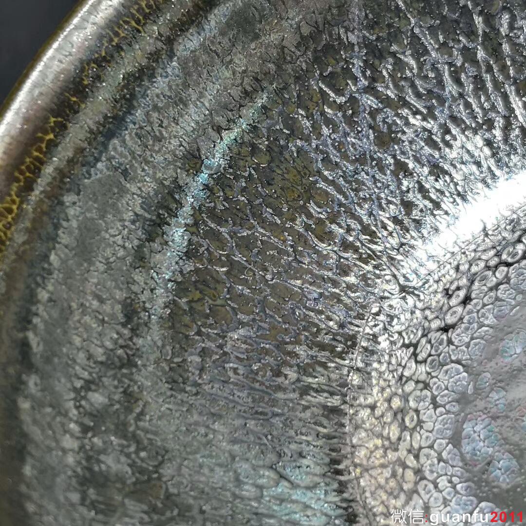 孫建興大師 虹彩鷓鴣斑：口徑8.8*4.8