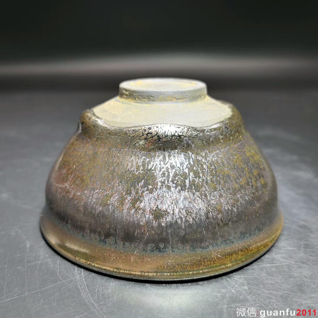 孫建興大師 虹彩鷓鴣斑：口徑8.8*4.8