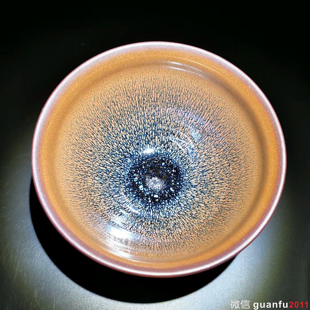 葉禮旺師傅 束口大盞：口徑12.8