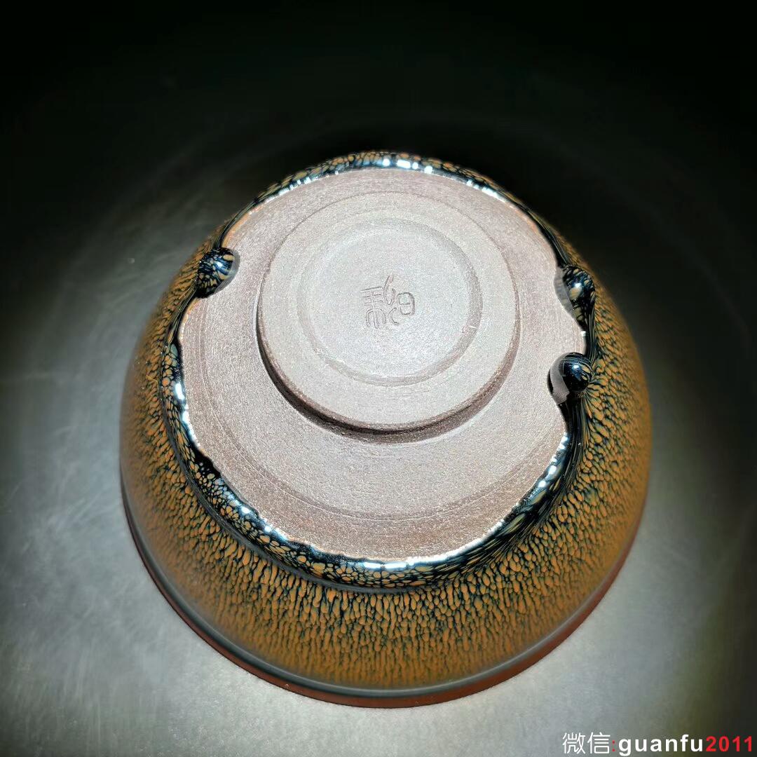 葉禮旺師傅 束口大盞：口徑12.8