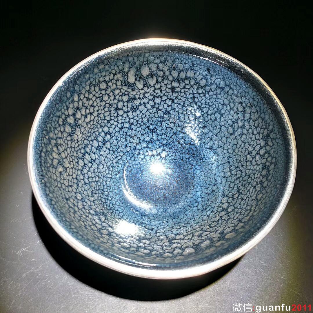 孫建興大師 早期油滴大盞：口徑12.8