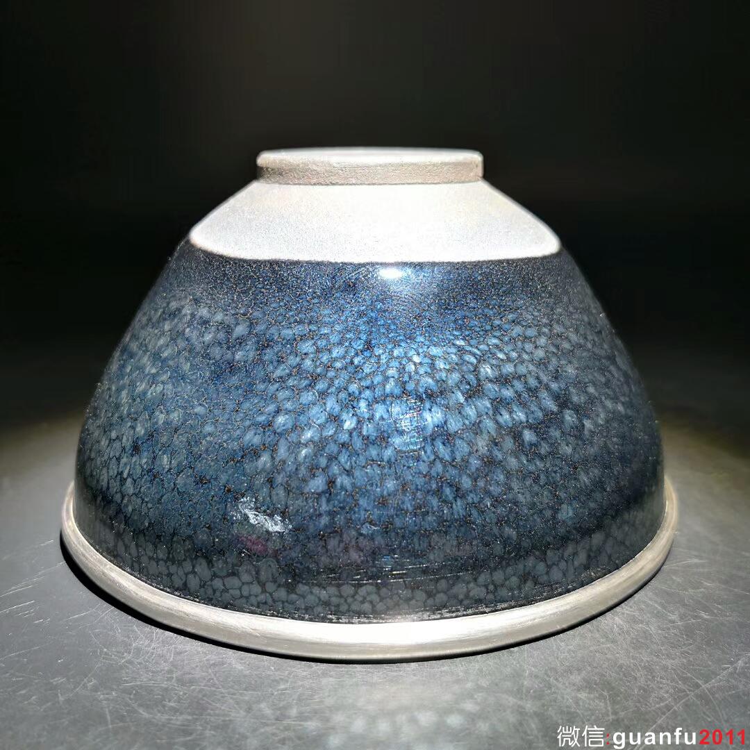 孫建興大師 早期油滴大盞：口徑12.8