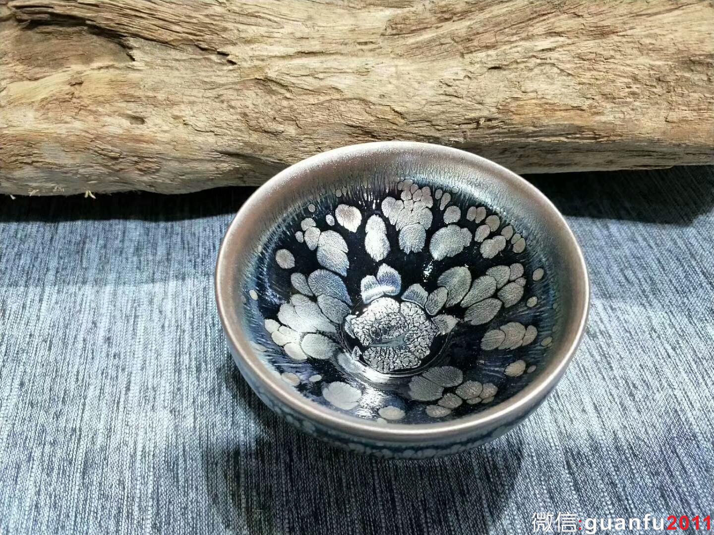 李盞柜“牡丹花”：口徑8.8*5.5