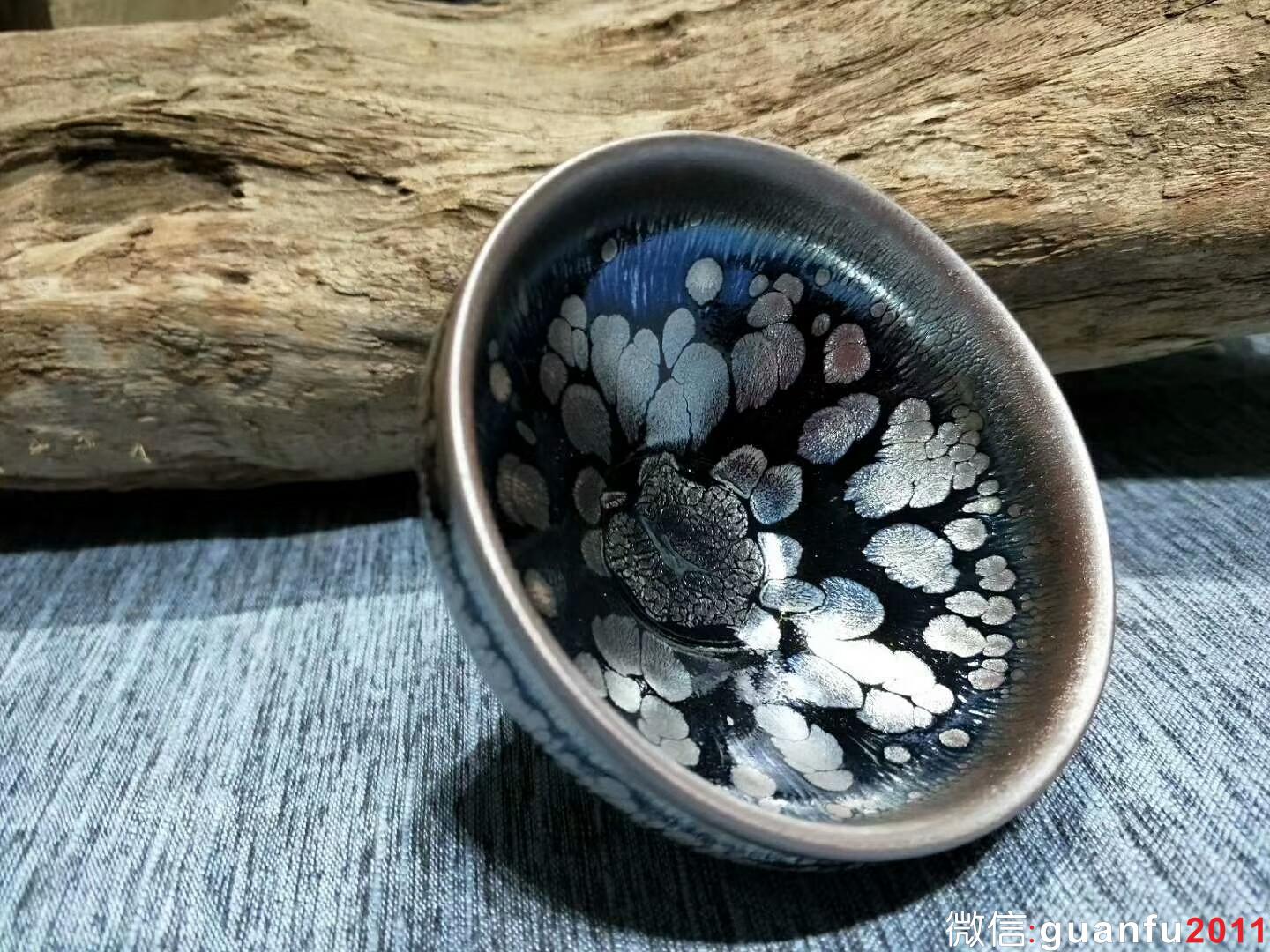 李盞柜“牡丹花”：口徑8.8*5.5