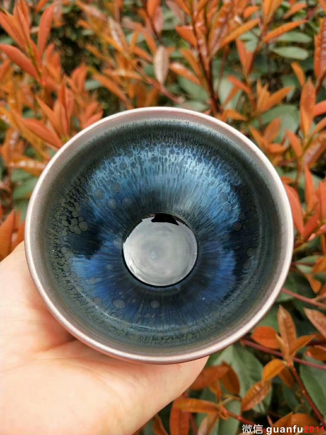 吳立主老師“曜變藍(lán)油滴”：口徑8*5