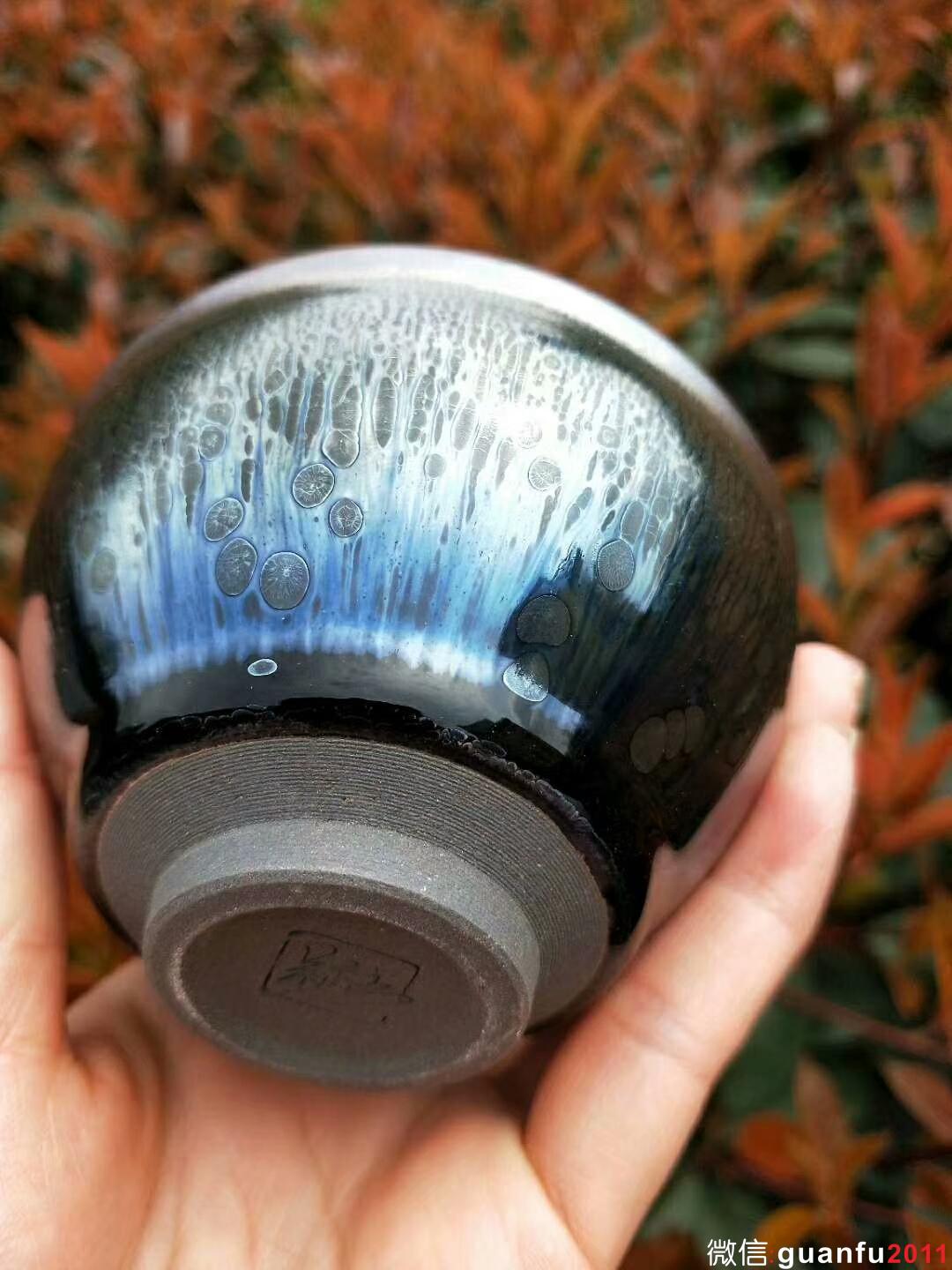 吳立主老師“曜變藍(lán)油滴”：口徑8*5