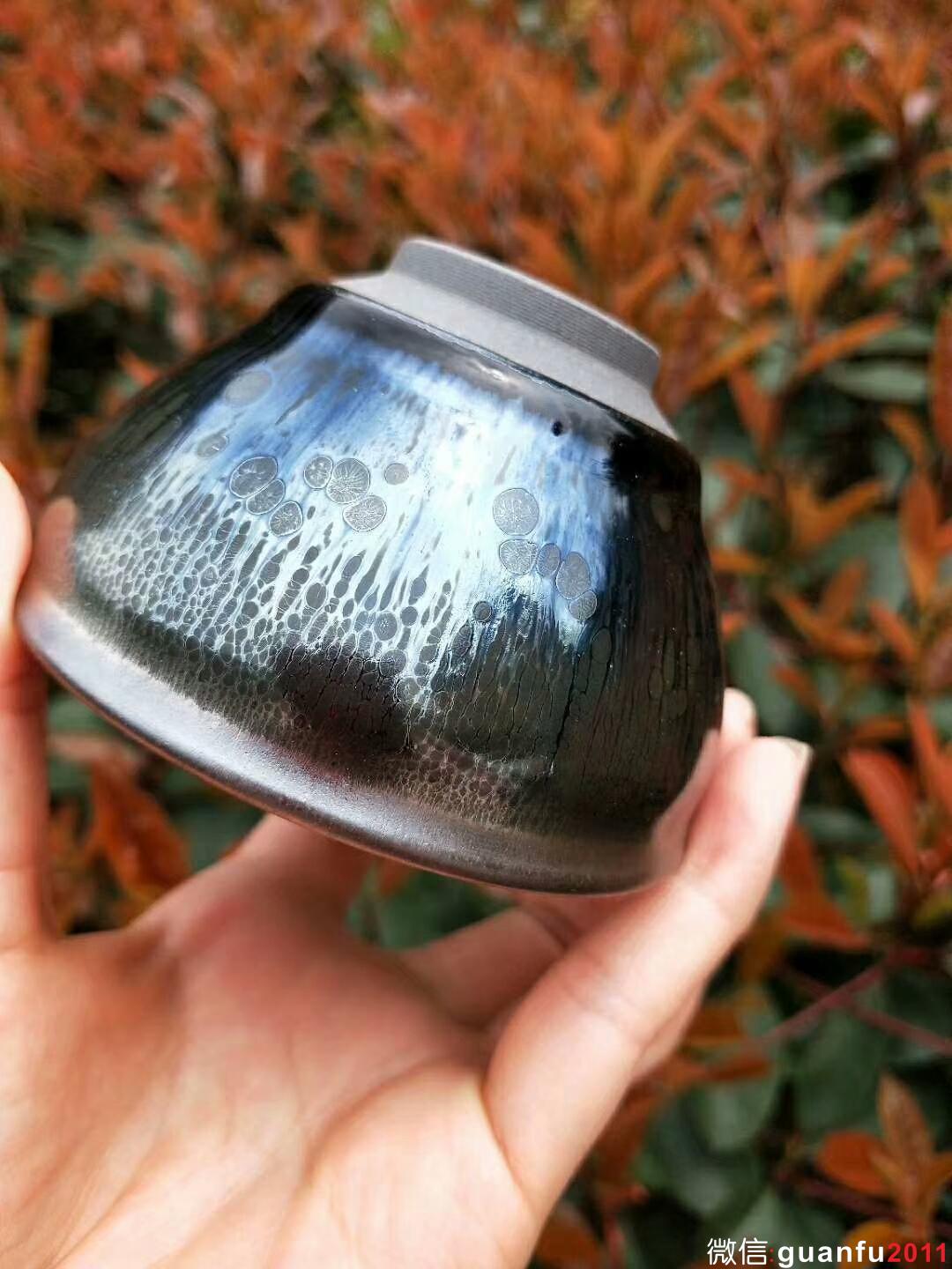 吳立主老師“曜變藍(lán)油滴”：口徑8*5