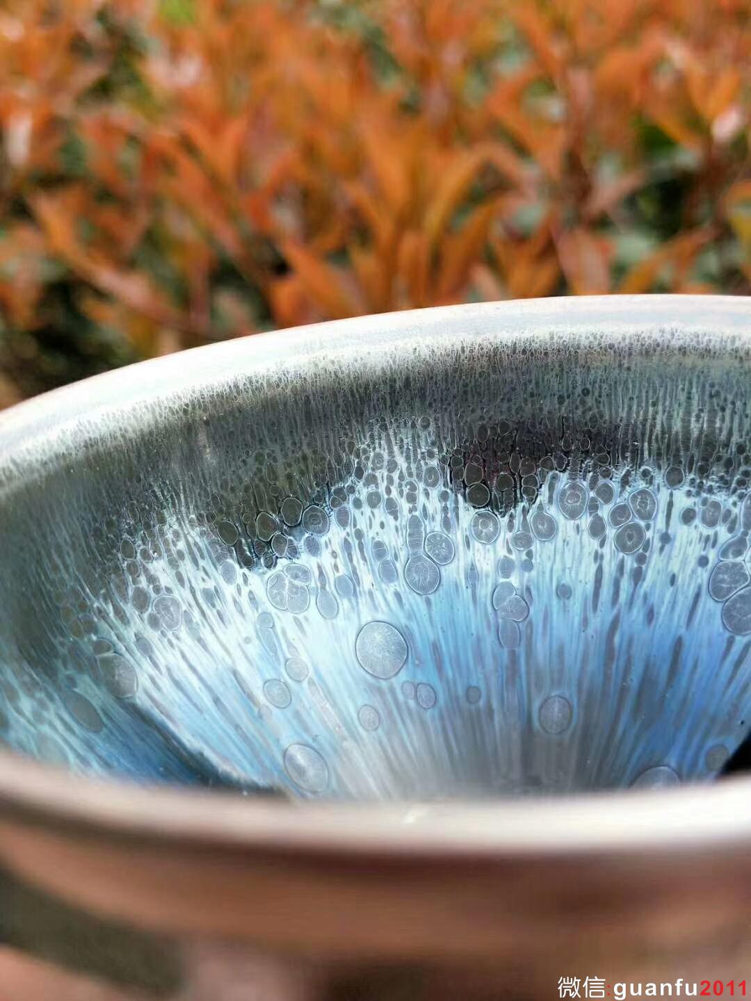吳立主老師“曜變藍(lán)油滴”：口徑8*5