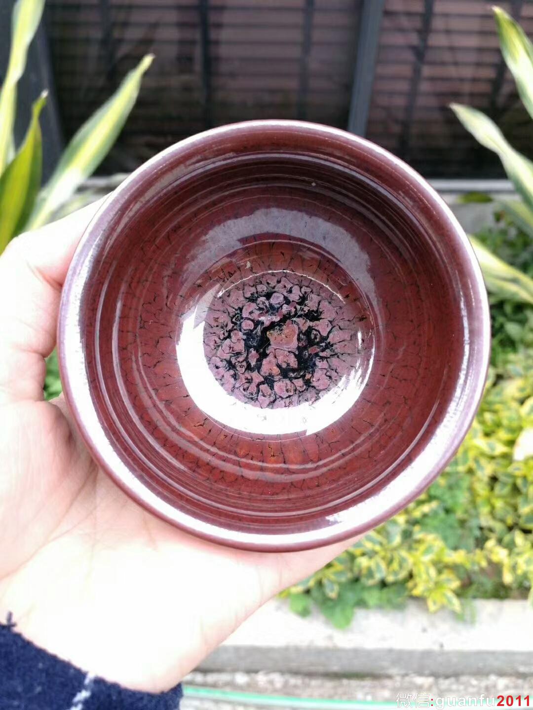 陳大鵬 紅鷓鴣斑：口徑8.5*4.8