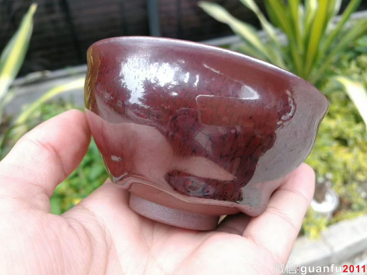 陳大鵬 紅鷓鴣斑：口徑8.5*4.8