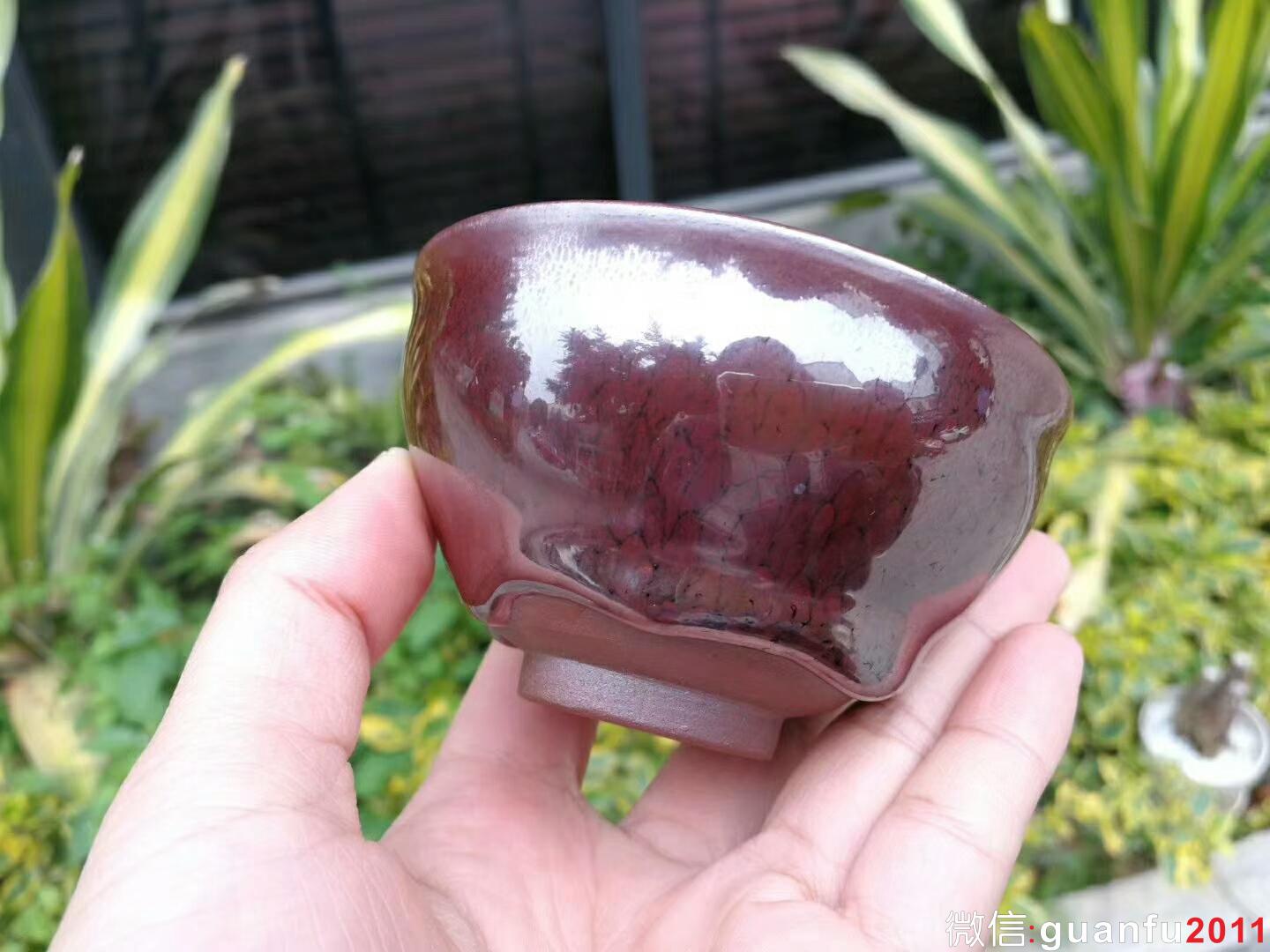 陳大鵬 紅鷓鴣斑：口徑8.5*4.8