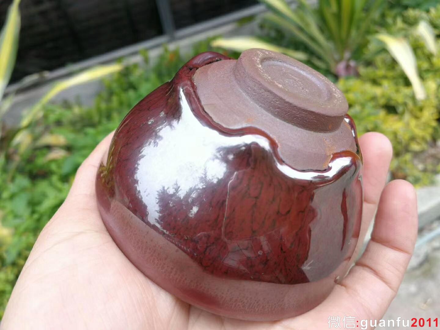 陳大鵬 紅鷓鴣斑：口徑8.5*4.8