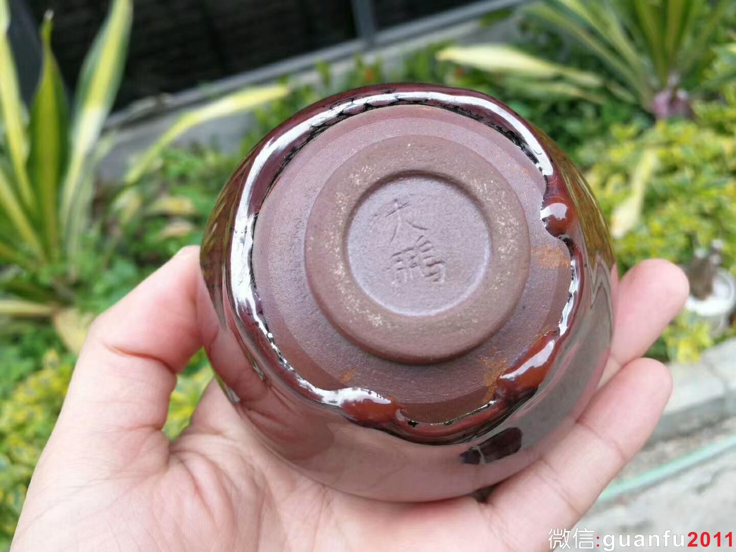 陳大鵬 紅鷓鴣斑：口徑8.5*4.8