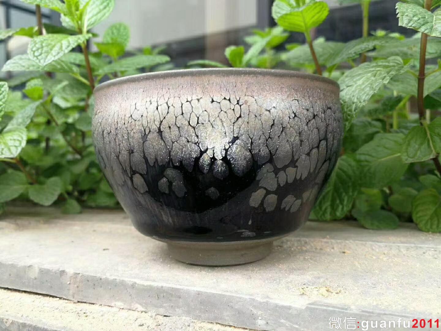 闕梅嬌 銀油滴：口徑9*6.2