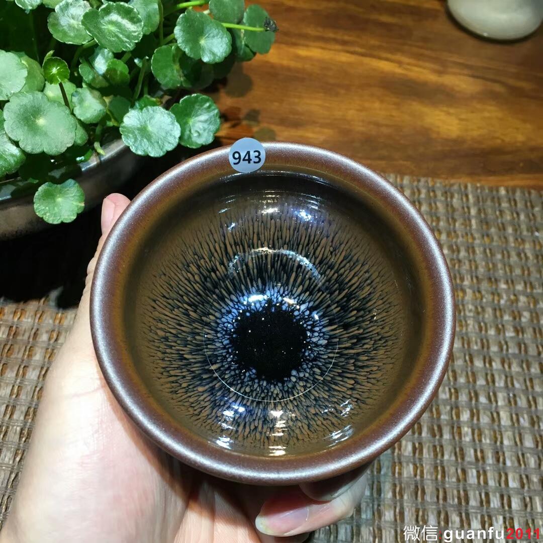 葉禮旺 金兔毫束口盞：口徑9*5.5