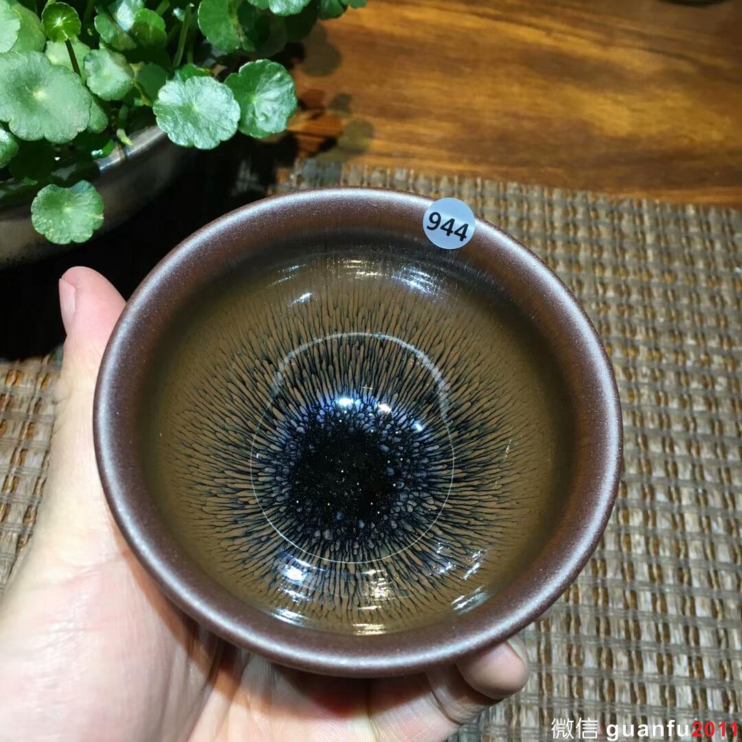 葉禮旺 金兔毫束口盞：口徑9*5.5