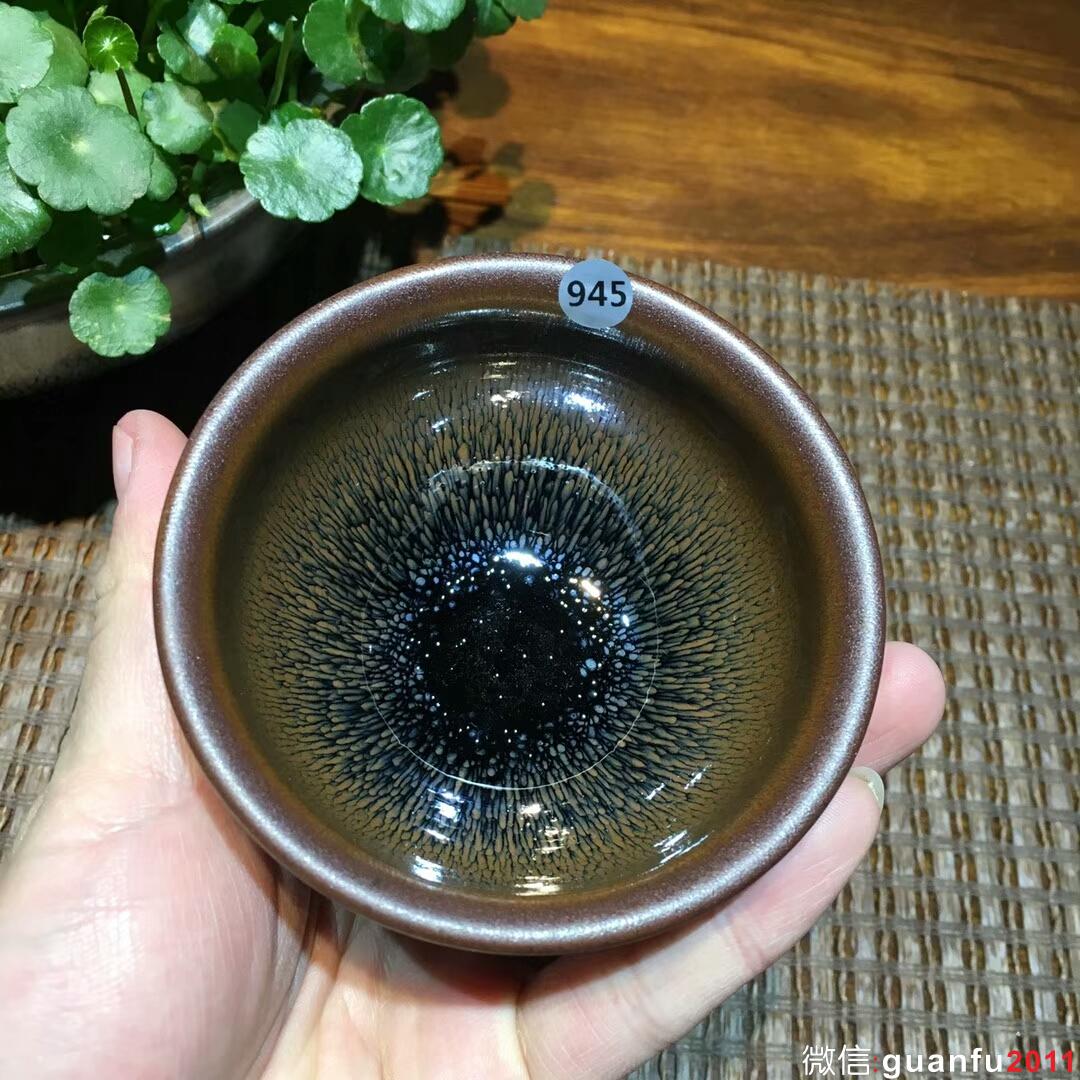 葉禮旺 金兔毫束口盞：口徑9*5.5