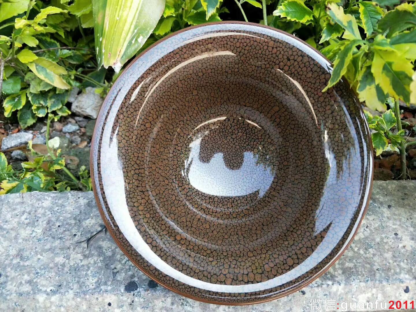 陳大鵬 手刻款“鷓鴣斑”：口徑16*7