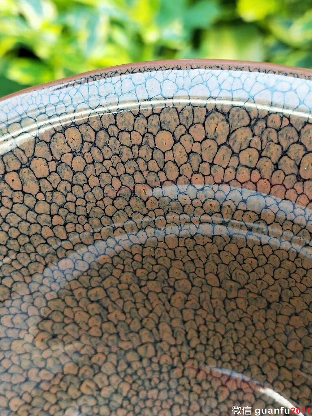 陳大鵬 手刻款“鷓鴣斑”：口徑16*7