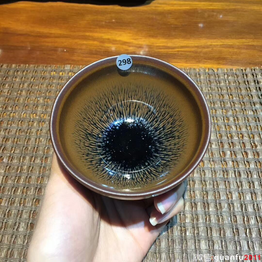 葉禮旺老師 金兔毫 束口盞：口徑9*5.5