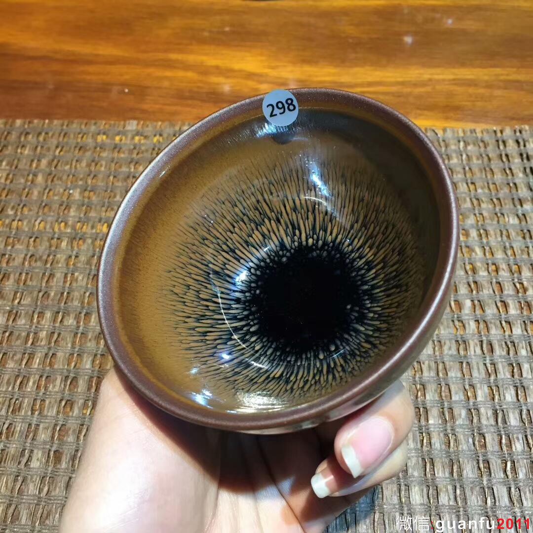 葉禮旺老師 金兔毫 束口盞：口徑9*5.5